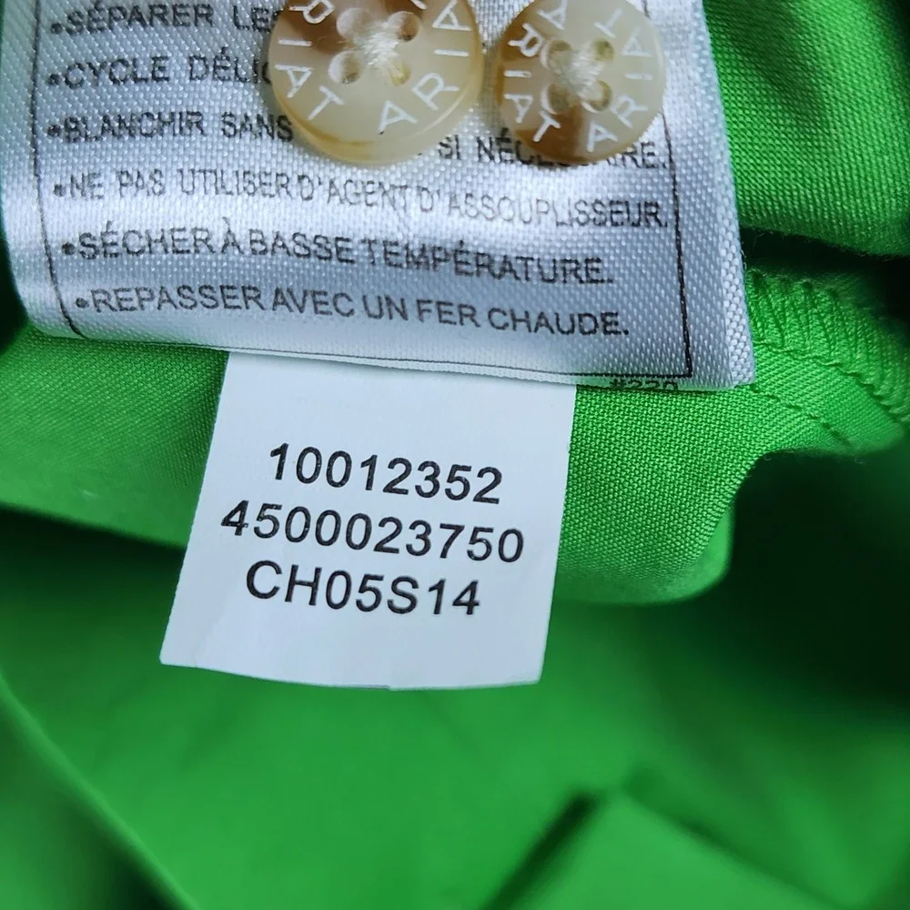 Ariat Button Down Shirt Mens Large Pro Series Green Short Sleeve Western NWOT
